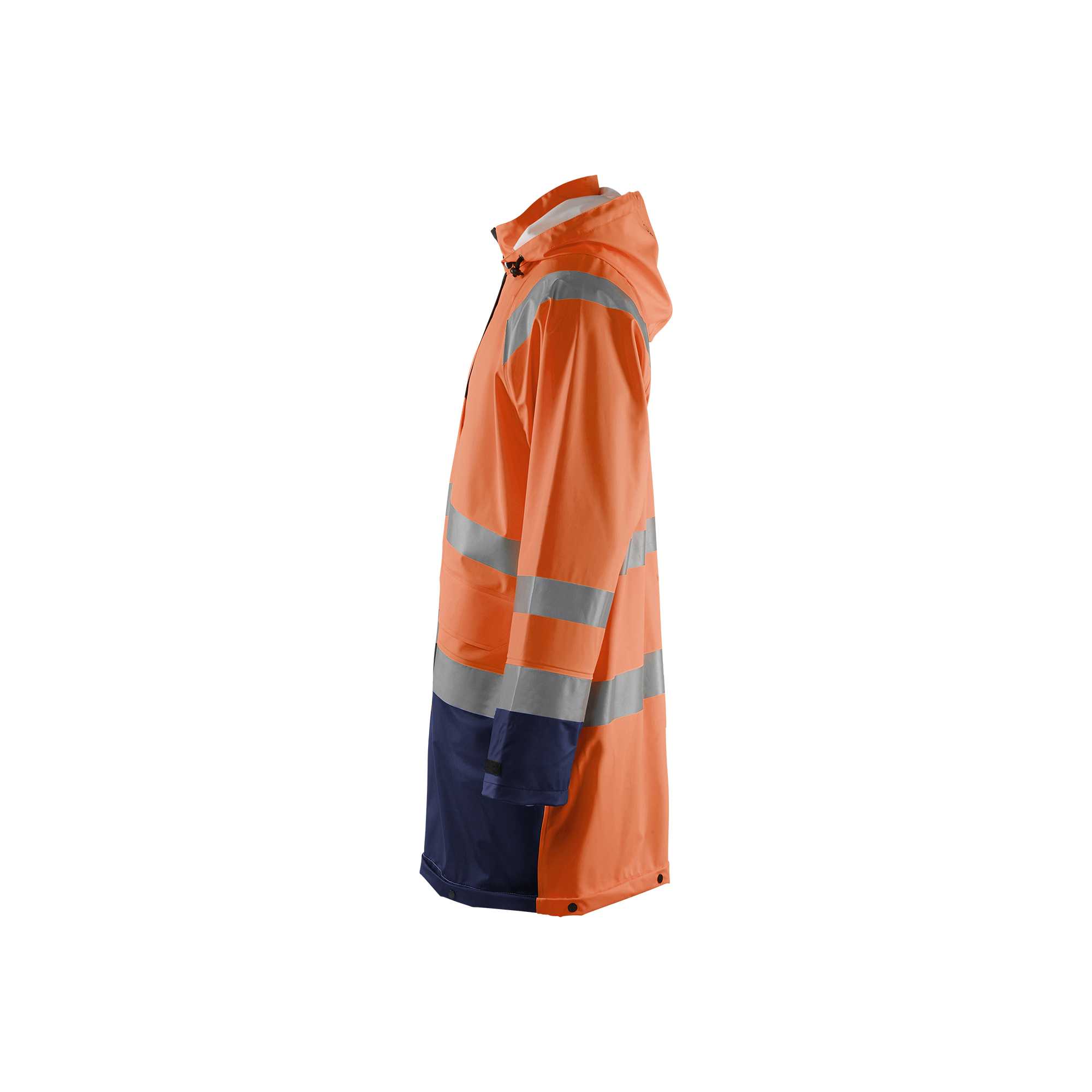 BLAKLADER 43242000 Rain Jacket Hi Vis LEVEL 1 Hi Vis Reflective Rain Jacket MEN - Waterproof