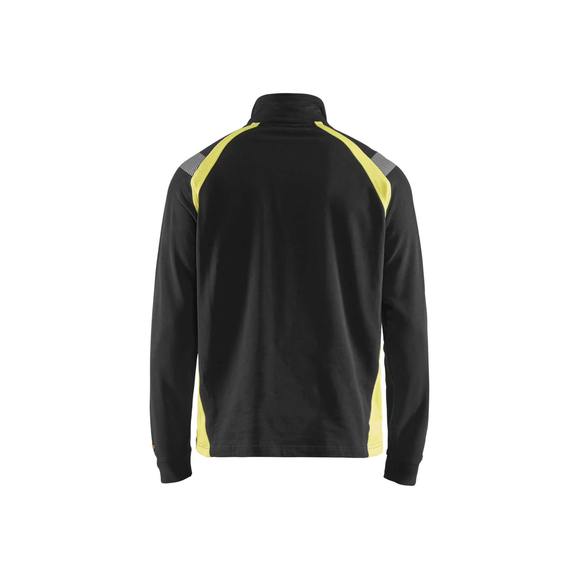 BLAKLADER 34321158 Hi Vis Reflective Half-zip Work Sweatshirt MEN - 100% Cotton
