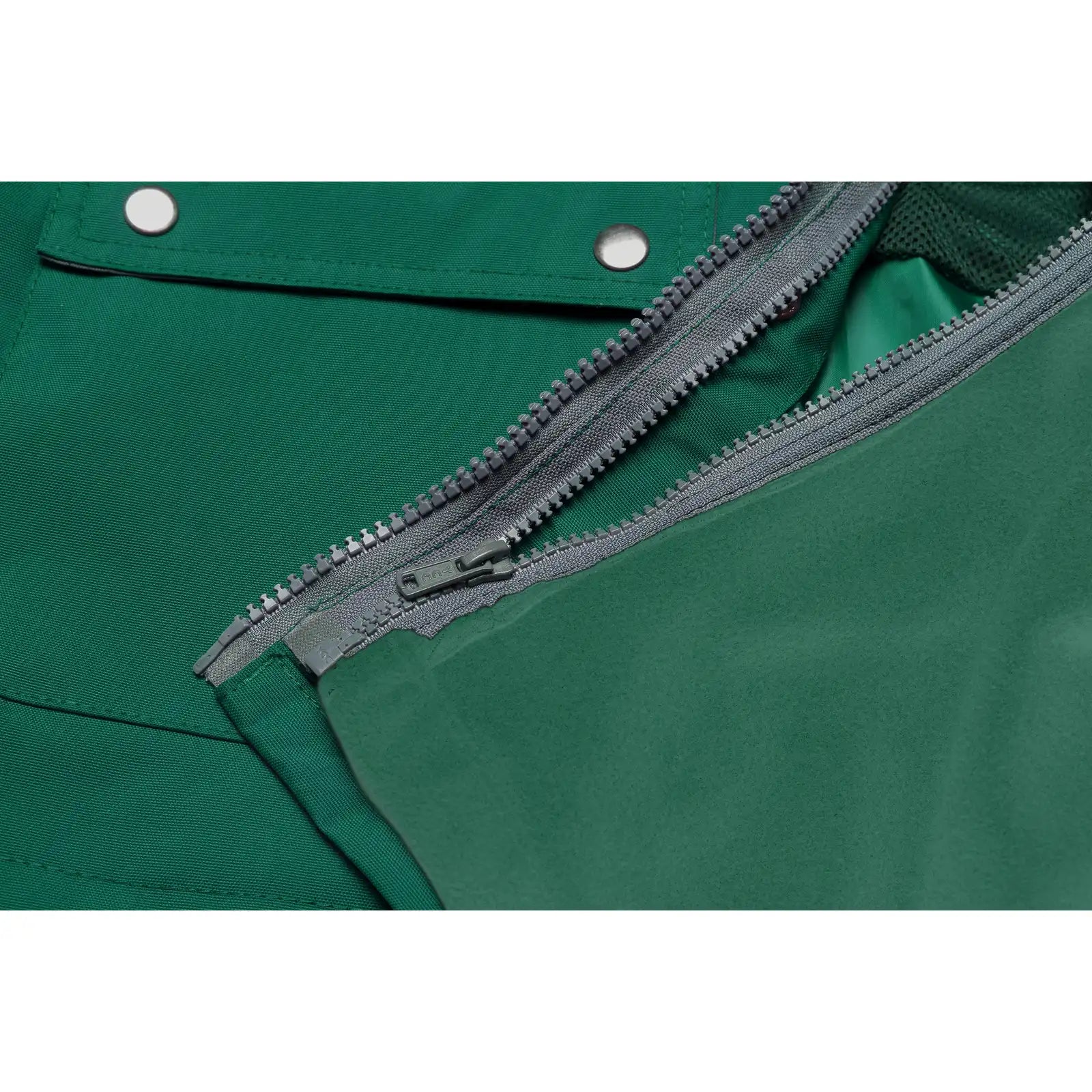 Planam Plaline Softshelljacke reinweiß/zink XS reinweiß/zink - Extra Detailbild