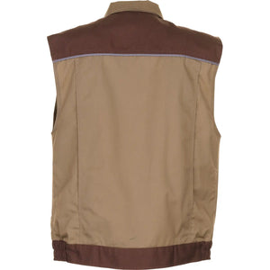 Planam Highline Arbeitsweste khaki/braun/zink XS khaki/braun/zink - Produktbild ohne Model