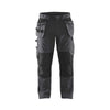 BLAKLADER 14961330 | Service trousers with stretch and tool pockets Work Trousers Men - Ripstop Fabric