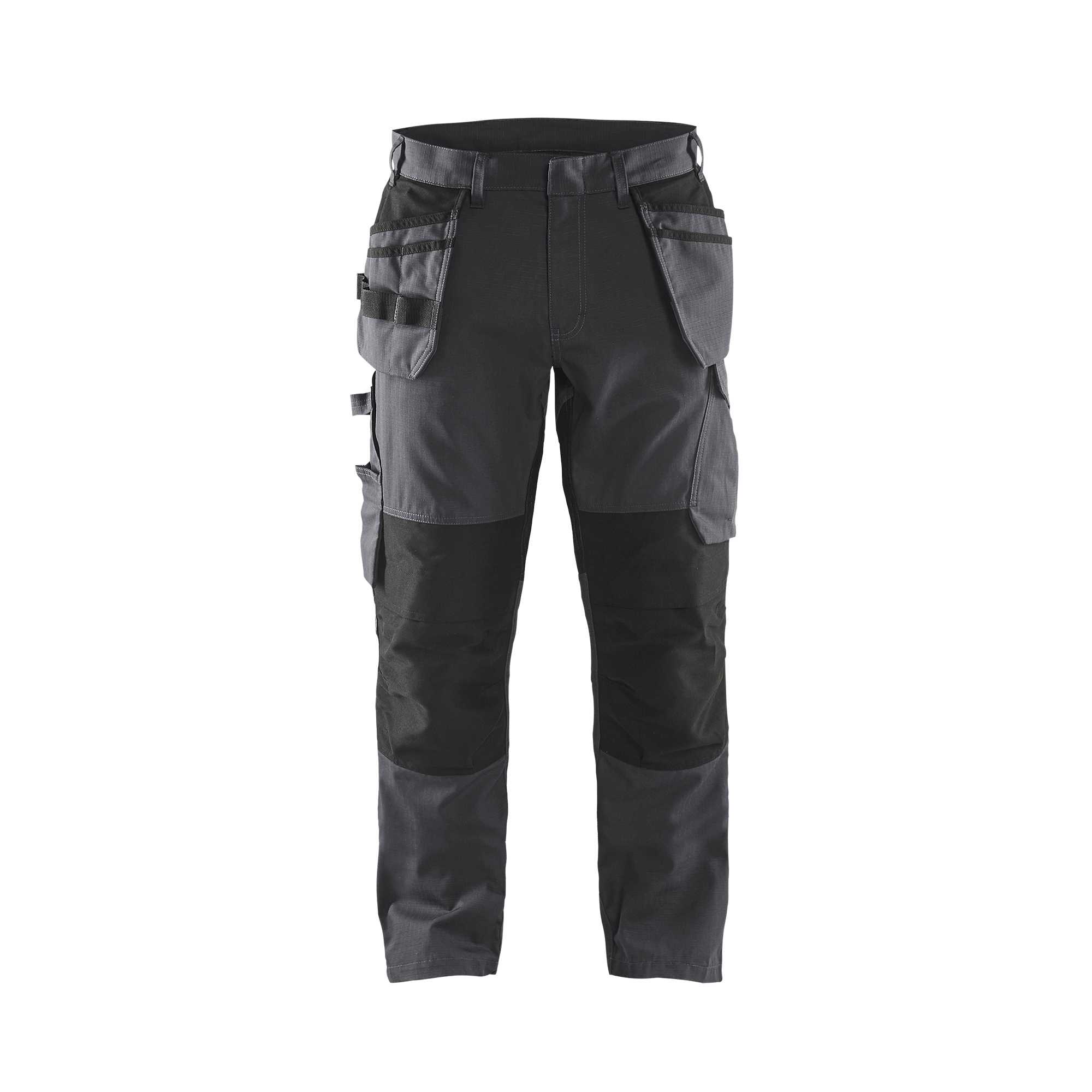 BLAKLADER 14961330 | Service trousers with stretch and tool pockets Work Trousers Men - Ripstop Fabric