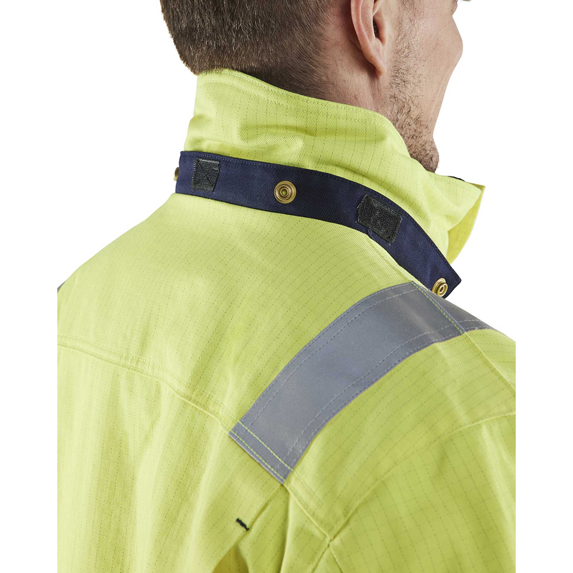 BLAKLADER 44671514 Multinorm Winter Parka Hi Vis Reflective Parka Work Jacket MEN - Flame Retardant