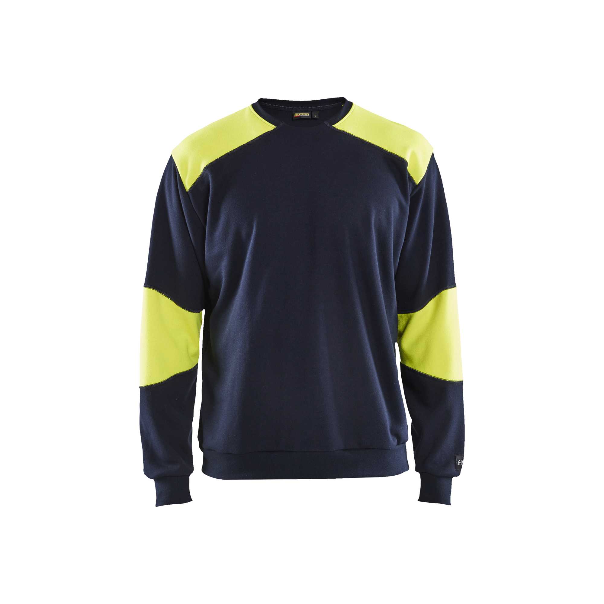 BLAKLADER 34581762 Flame Resistant Hi Vis Reflective Work Sweatshirt MEN - Flame Retardant
