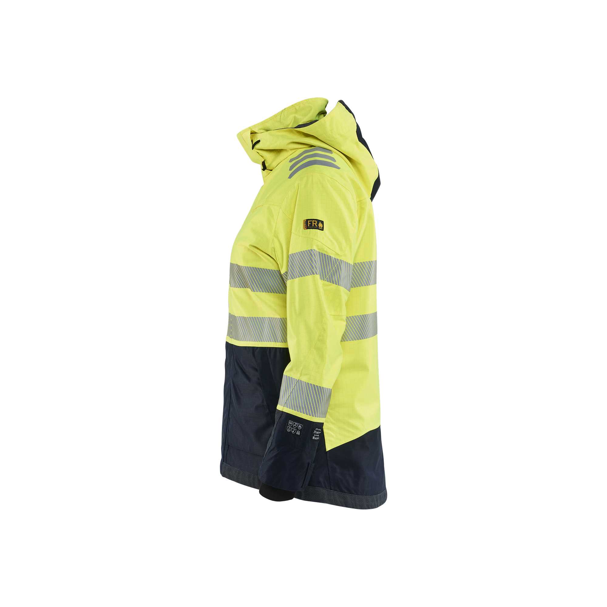 BLAKLADER 44491532 Women’s Multinorm Shell Jacket Hi Vis Reflective Shell Work Jacket WOMEN - Waterproof