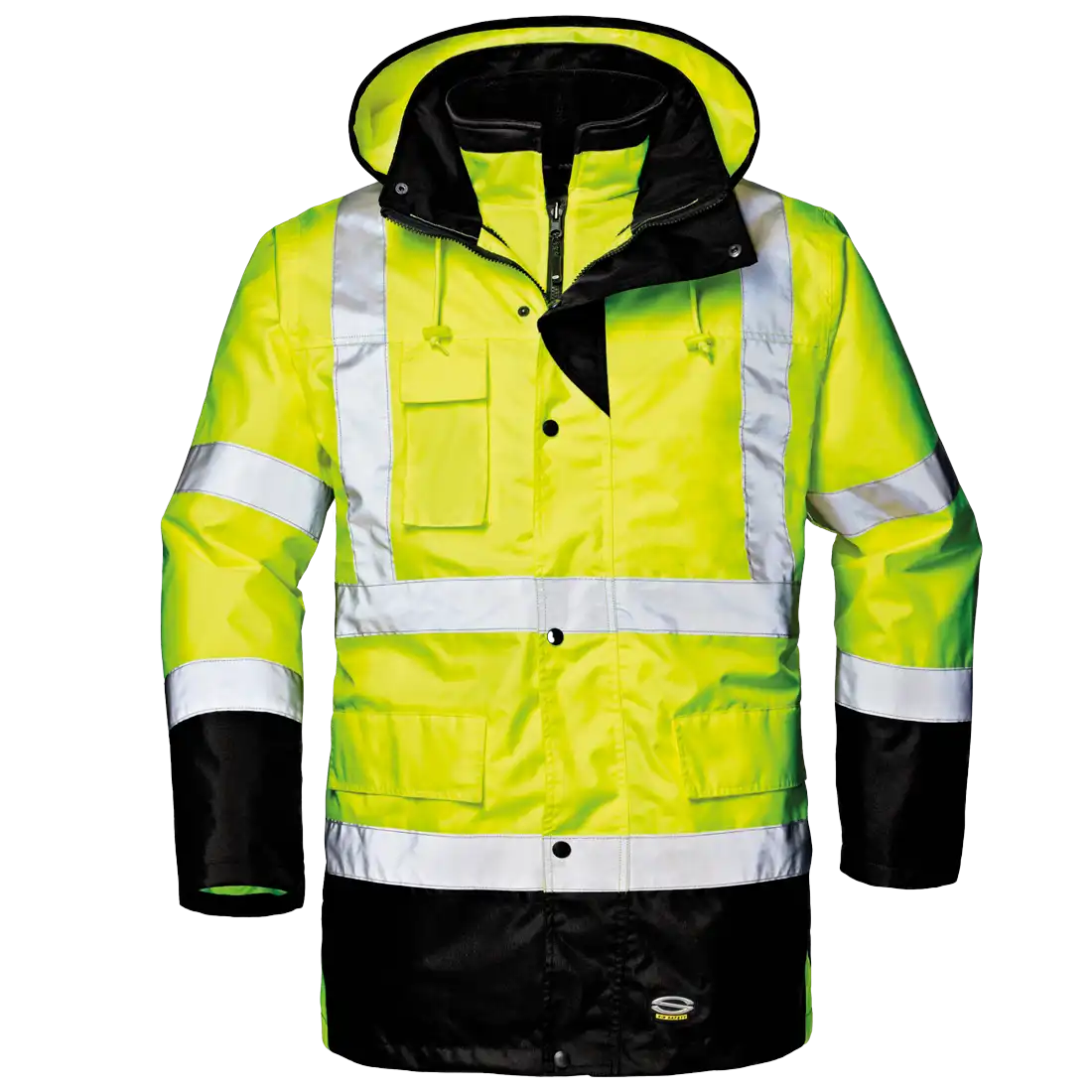 MOTORWAY SPLIT JACKET - Class 3 - Hi-Vis - PU Coated Polyester - Image 1