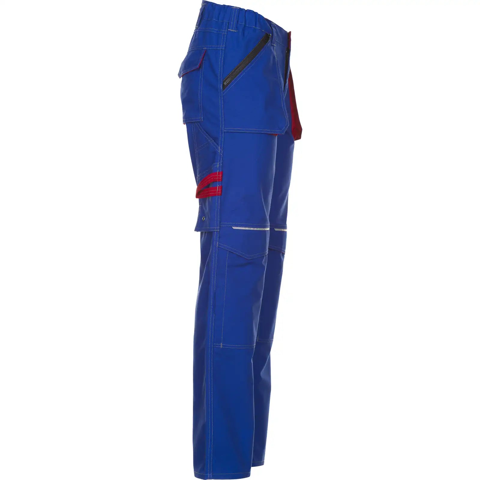 Planam Basalt Bundhose kornblumenblau/rot 102 kornblumenblau/rot - Produktbild ohne Model