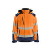 BLAKLADER 44002513 Hi vis Lightweight lined Winter Softshell Jacket Work Jacket MEN - Waterproof