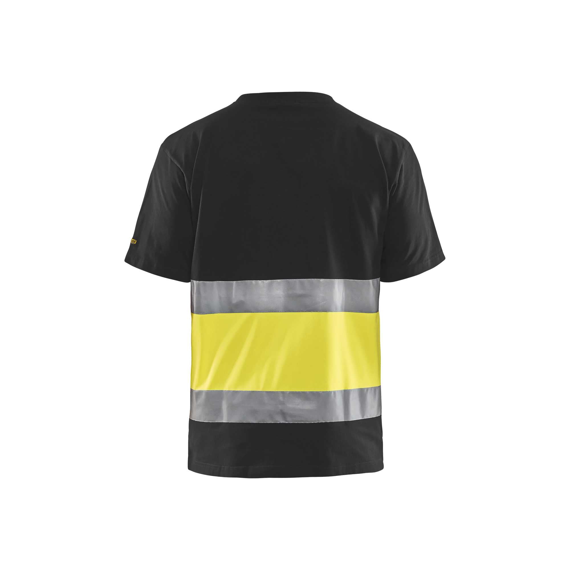 BLAKLADER 33871030 Hi Vis T shirt Hi Vis Reflective Short Sleeve Work T-Shirt MEN - 100% Cotton
