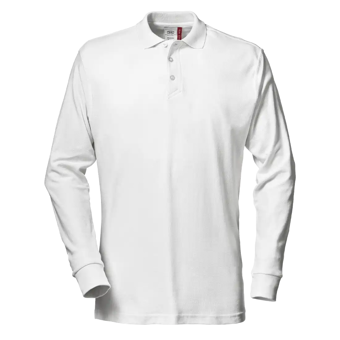 SIR SAFETY PIQUET polo long sleeve Long Sleeve Work Polo MEN - 100% Cotton