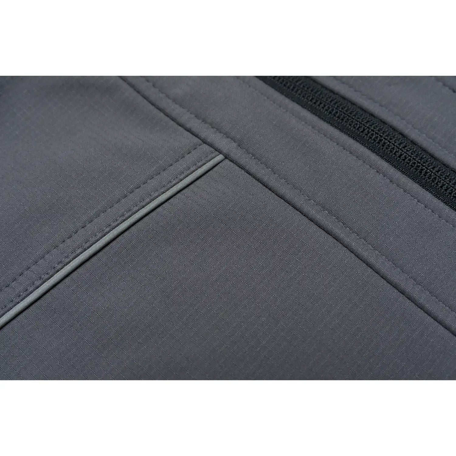 Planam Highline Softshelljacke zink/schiefer XS zink/schiefer/rot - Extra Detailbild