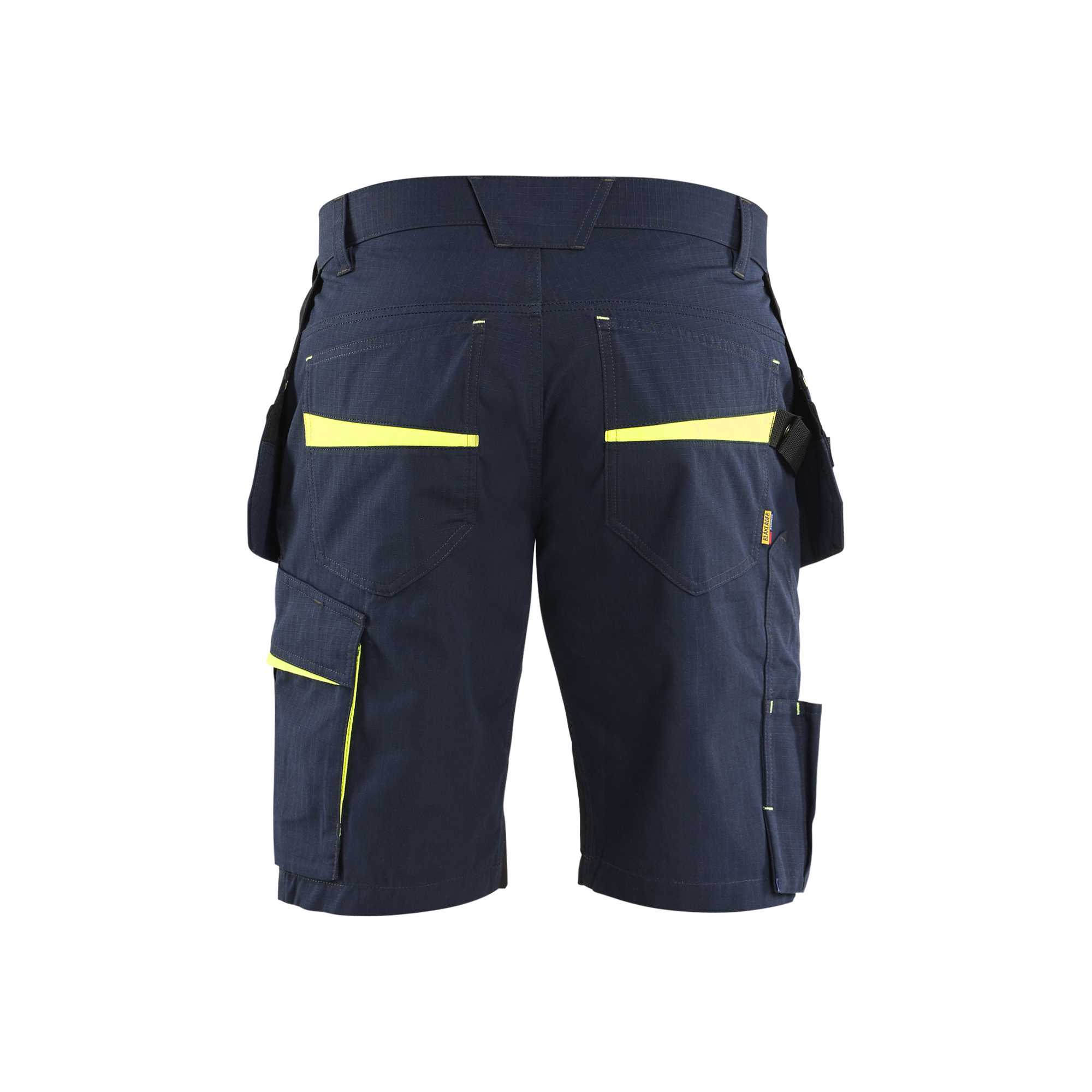 BLAKLADER 14941330 Service Shorts with Tool Pockets Work Shorts Men - ripstop fabric