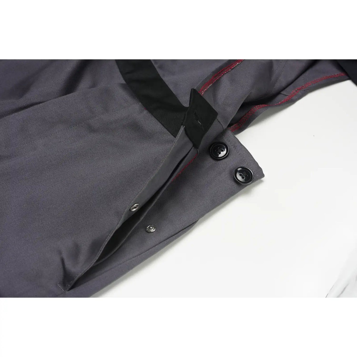 Planam Weld Shield Latzhose grau/schwarz 102 grau/schwarz - Extra Detailbild