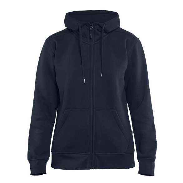 BLAKLADER 33951048 WOMEN'S HOODIE WITH FULL ZIPPER Hoodie Work Sweatshirt WOMEN - Brushed Inside