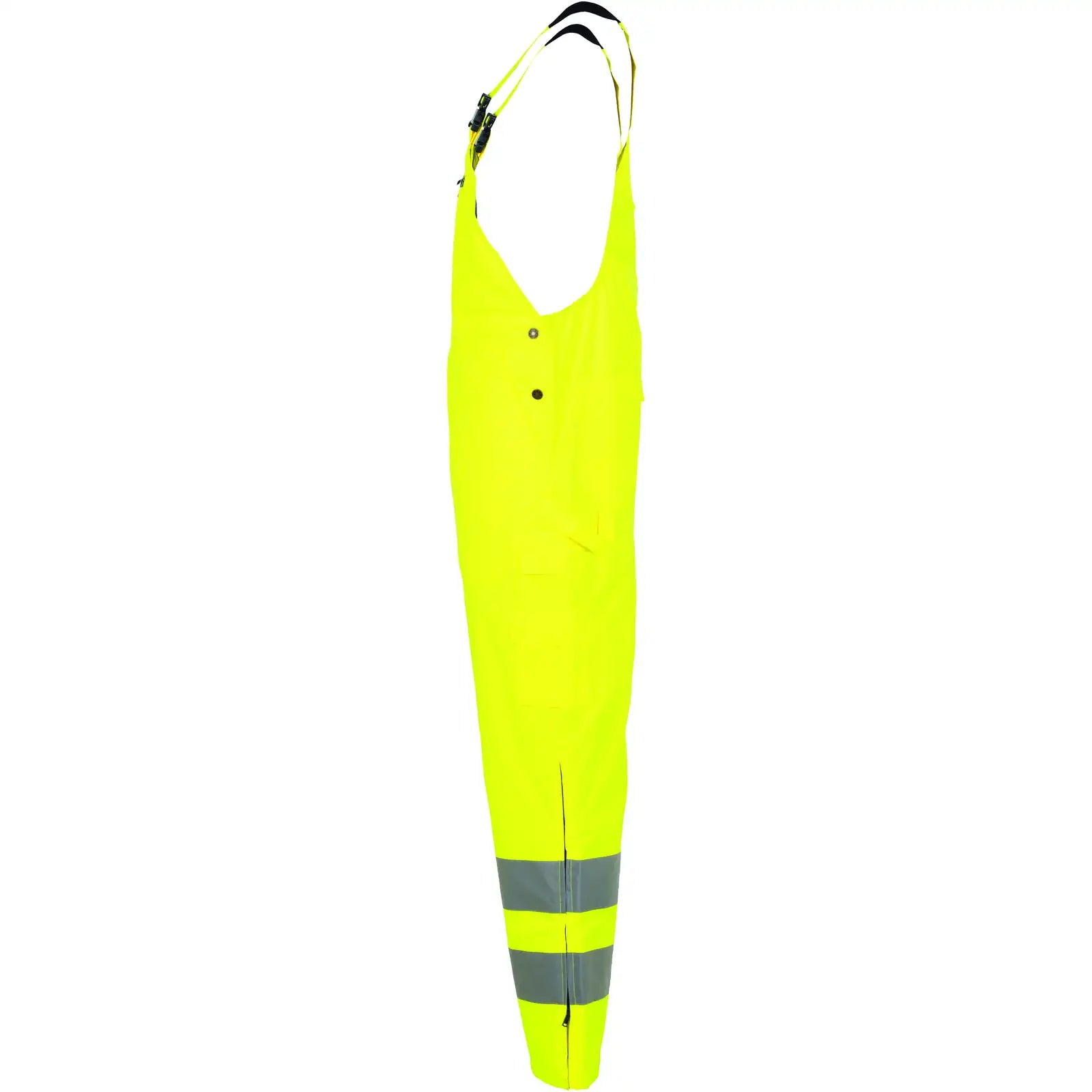 Planam Warnschutz Winterlatzhose uni gelb S uni gelb - Produktbild ohne Model
