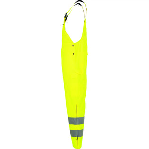 Planam Warnschutz Winterlatzhose uni gelb S uni gelb - Produktbild ohne Model