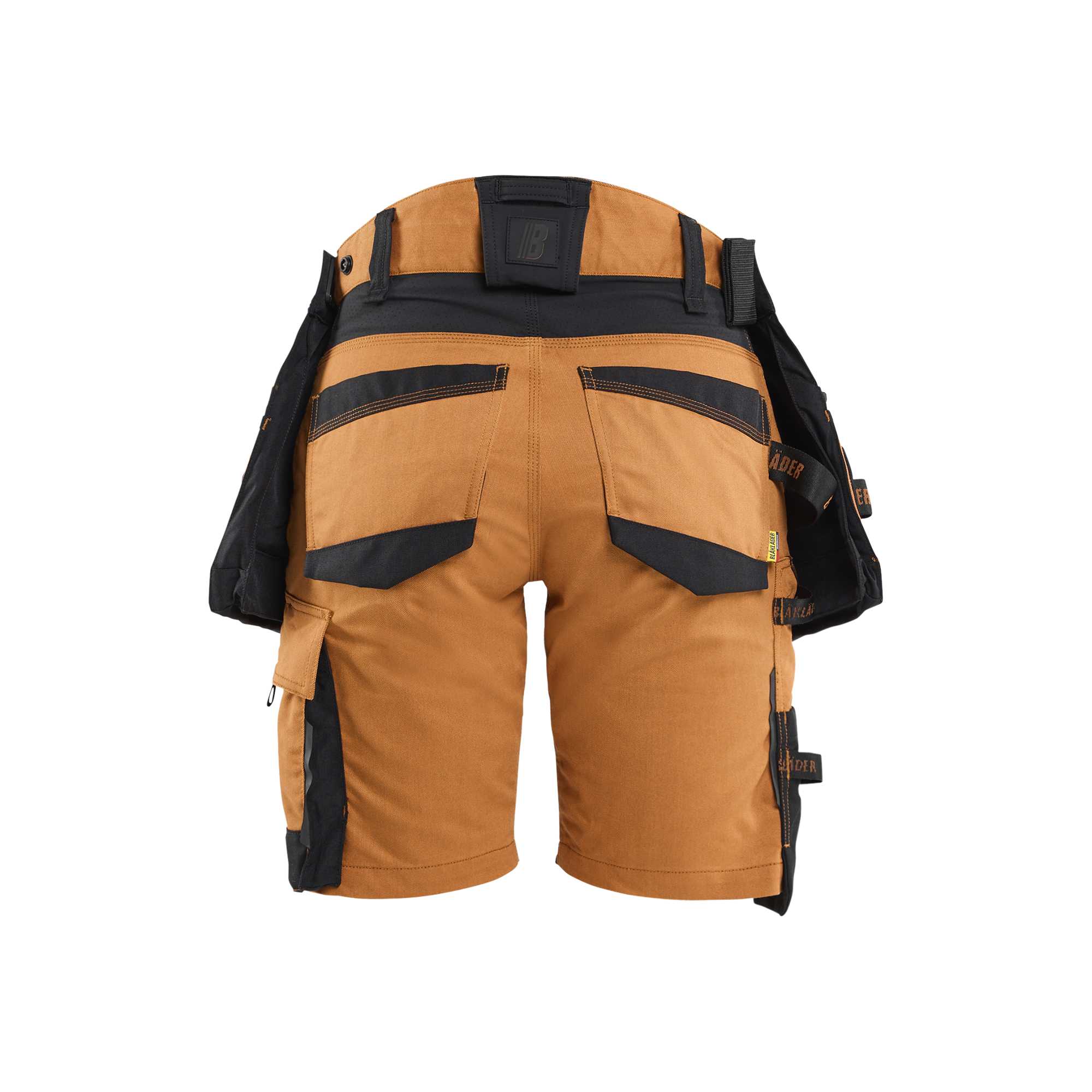 BLAKLADER 71751149 STRIKER Women's Craftsman Shorts with Stretch Work Shorts Women - Cordura Denim