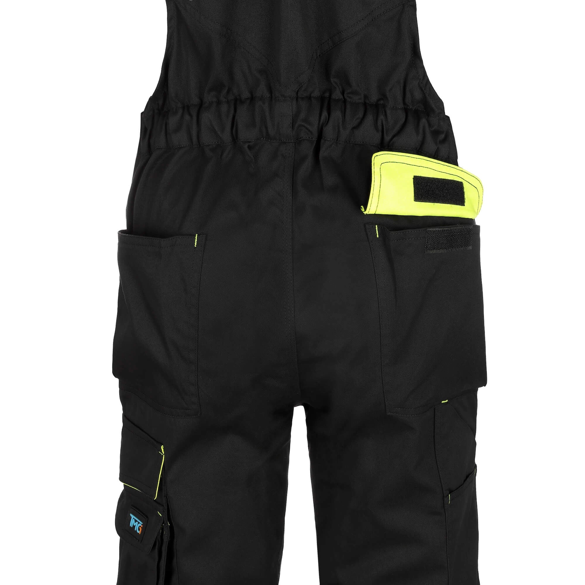 TMG Finesse Work dungarees black - Finesse BIB Trouser-black-08-V2