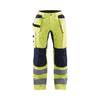 BLAKLADER 15521811 | Hi Vis Trousers with Stretch Hi Vis Reflective Work Trousers Men - Class 2 Visibility