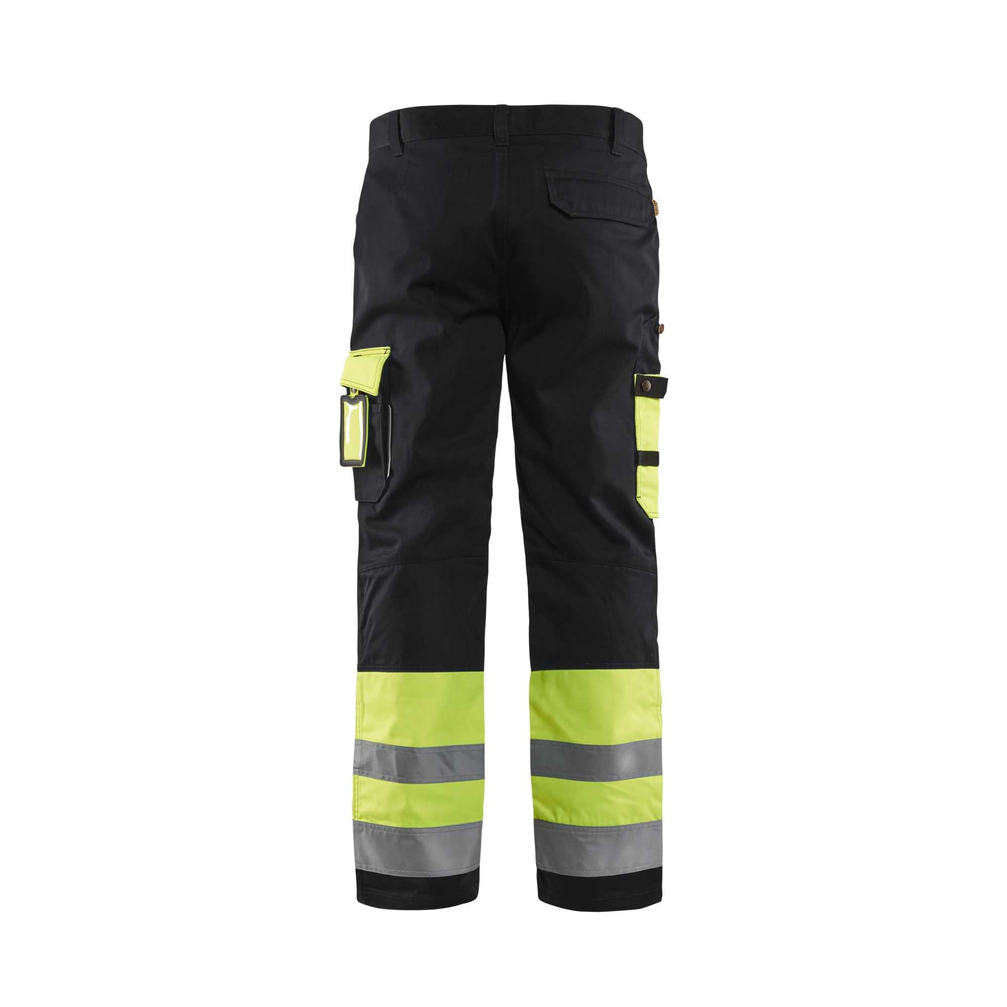 BLAKLADER 15841860 | Hi Vis Trousers Hi Vis Reflective Work Trousers Men - Twill Fabric