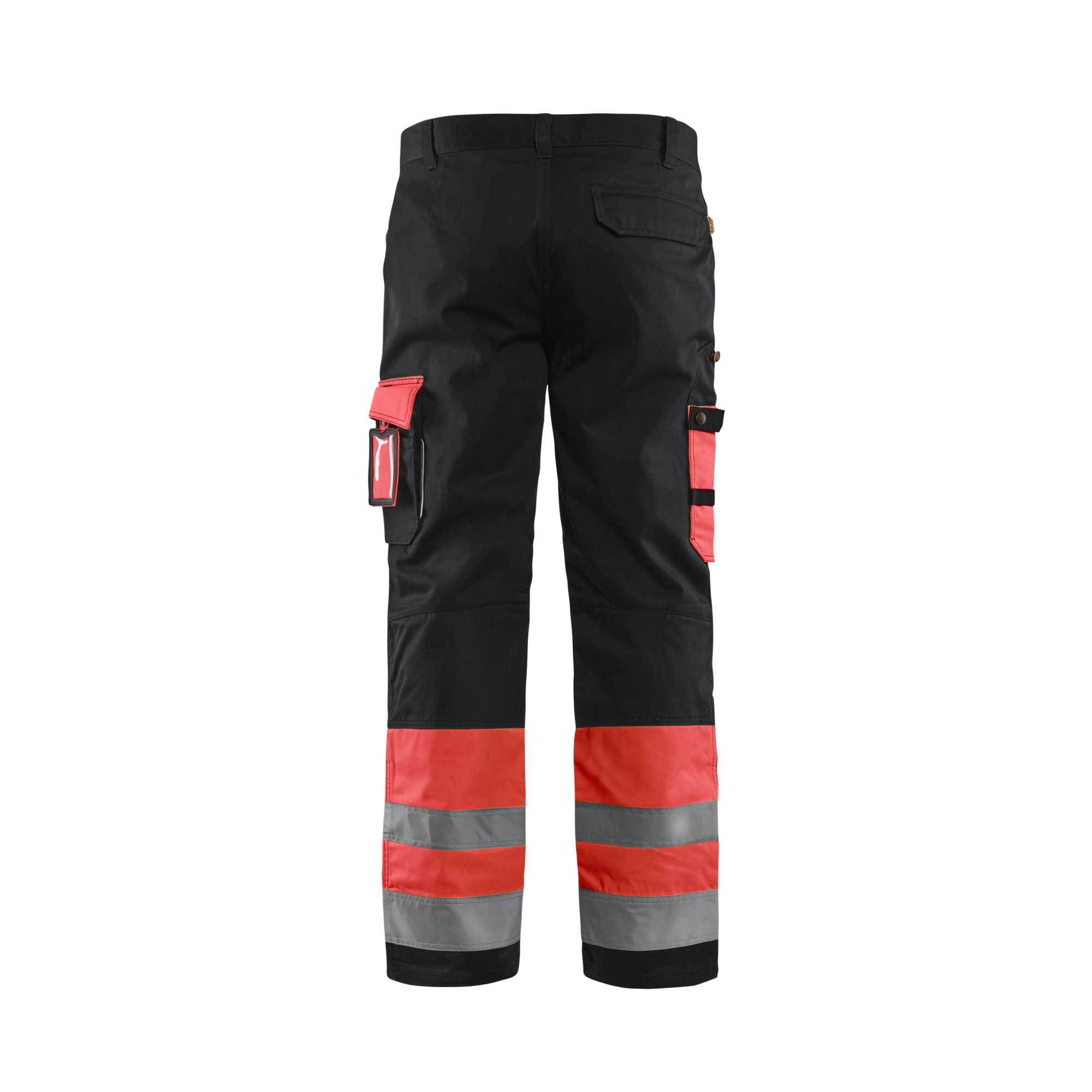 BLAKLADER 15841860 | Hi Vis Trousers Hi Vis Reflective Work Trousers Men - Twill Fabric