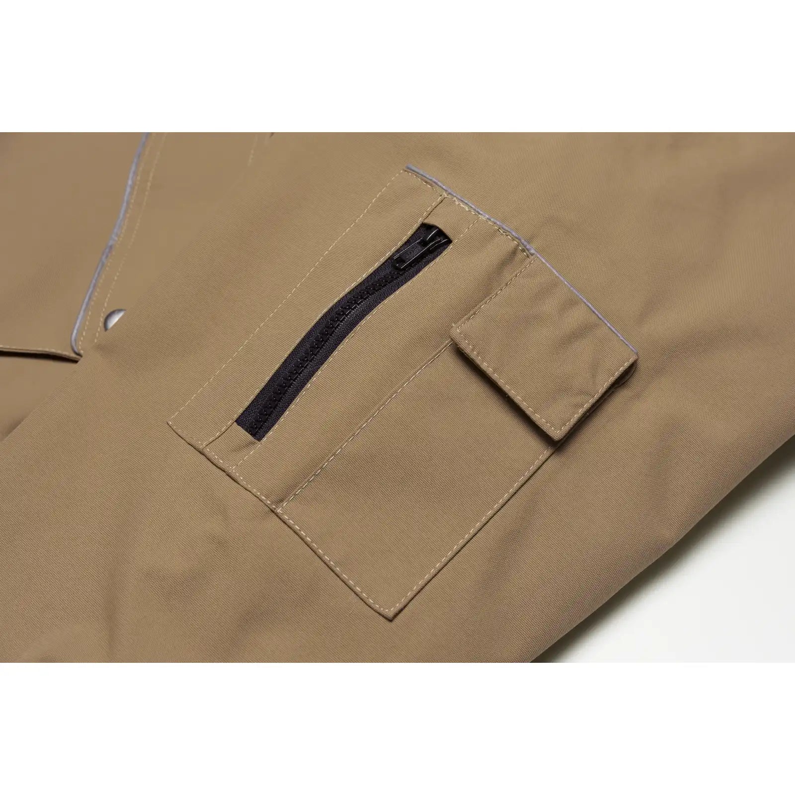 Planam Canvas 320 Winterparka grau/schwarz S grau/schwarz - Extra Detailbild