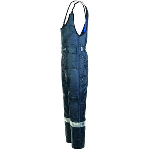 Planam Kühl-/Gefrierhaus Gefrierhaus Latzhose marine/kornblumenblau L marine, Innenfutter kornblumenblau - Produktbild ohne Model