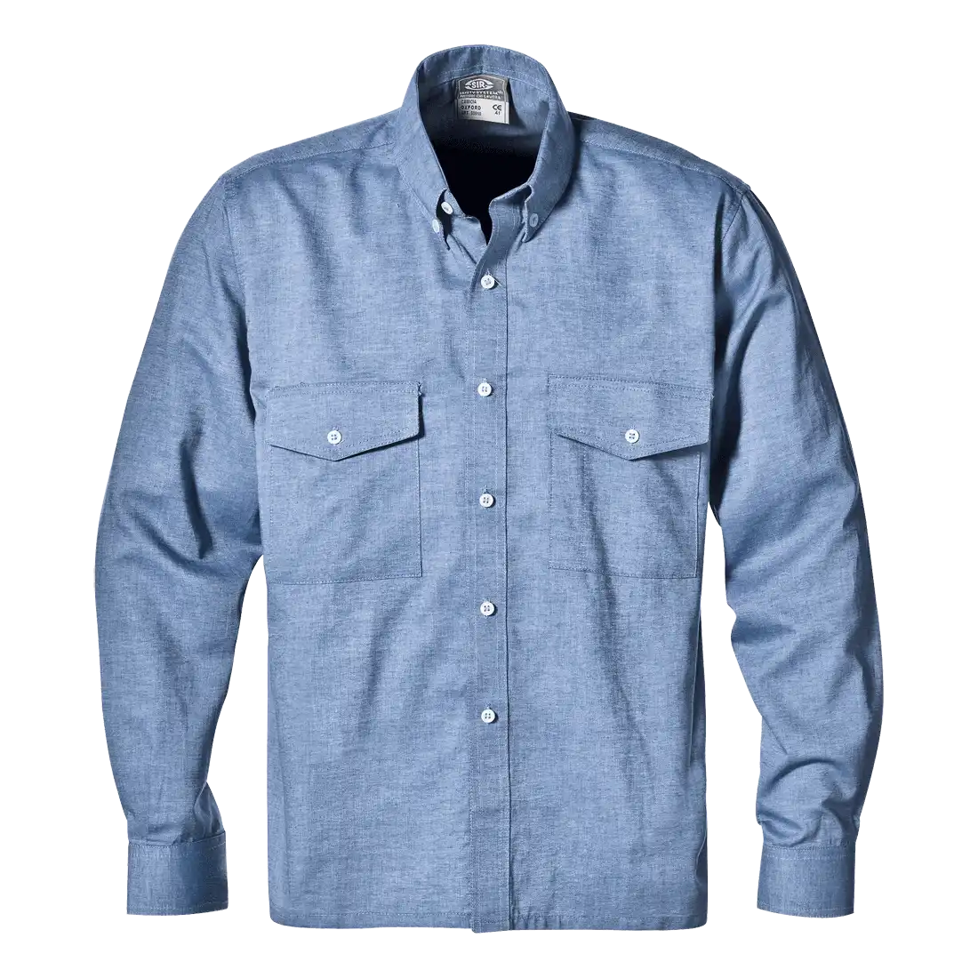 SIR SAFETY OXFORD long sleeve Long Sleeve Work Shirt MEN - 100% Cotton