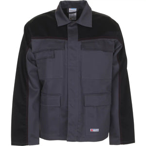 Planam Weld Shield Jacke grau/schwarz 102 grau/schwarz - Vorschaubild