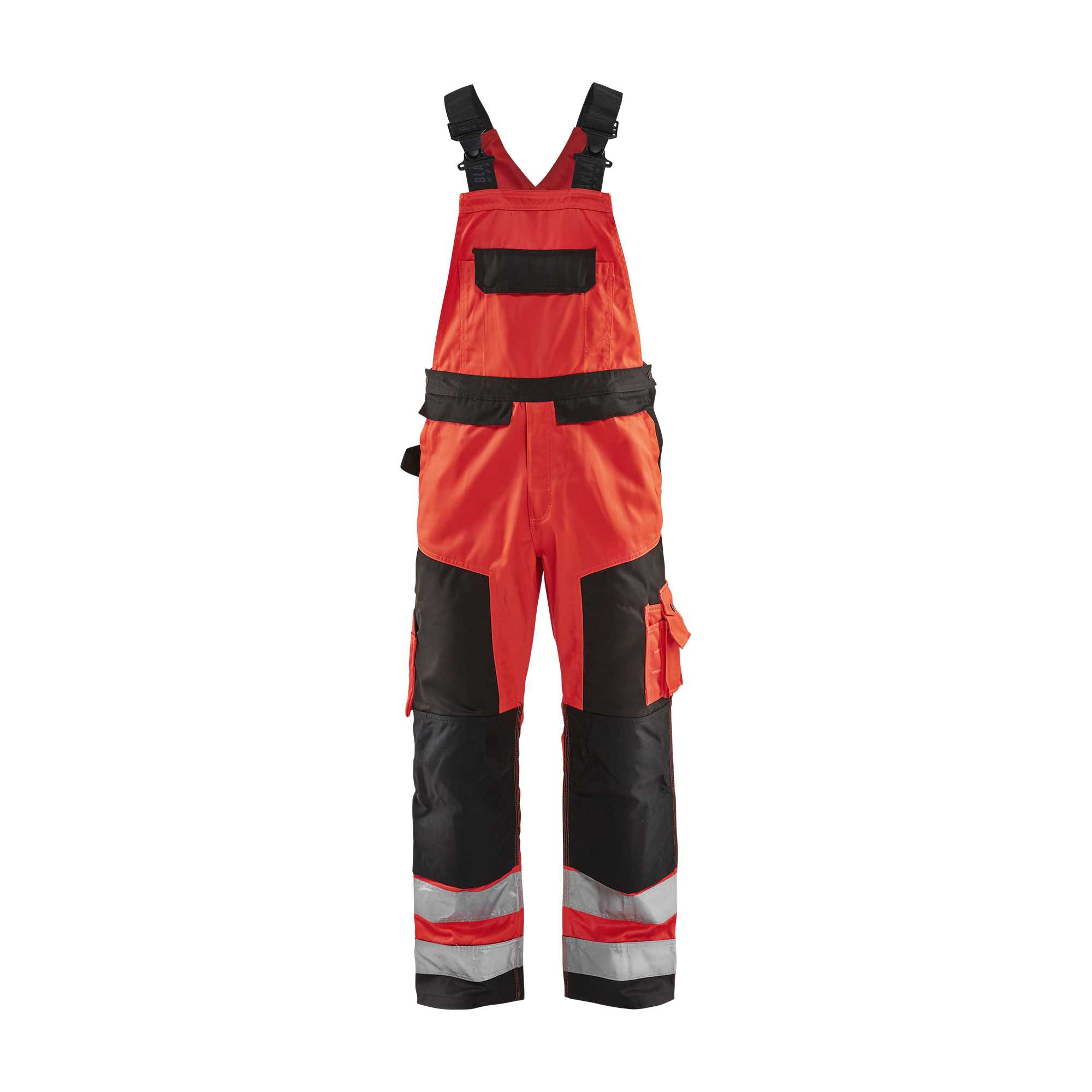 BLAKLADER 26601811 Hi Vis Bib trousers Hi Vis Reflective Work Bib Trousers Men - twill fabric