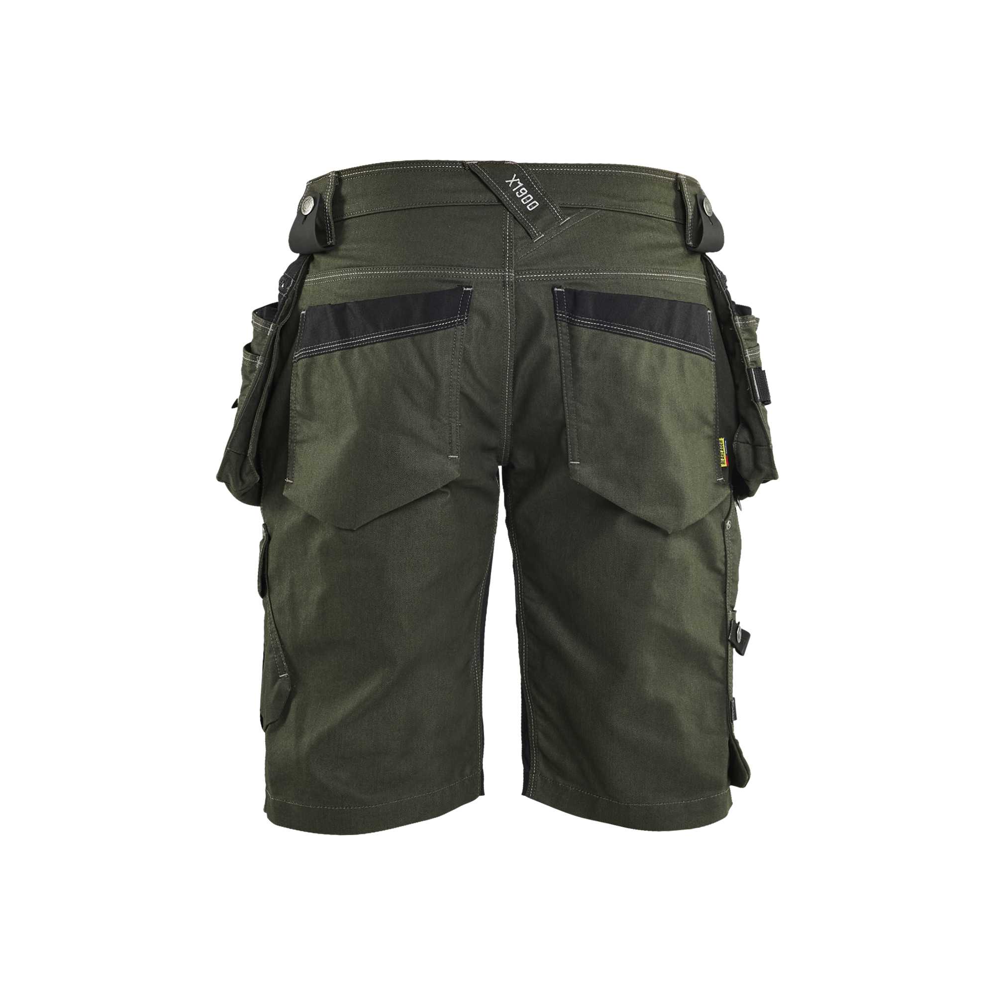 BLAKLADER 19921141 | Craftsman shorts stretch X1900 Work Shorts Men - Cordura Denim