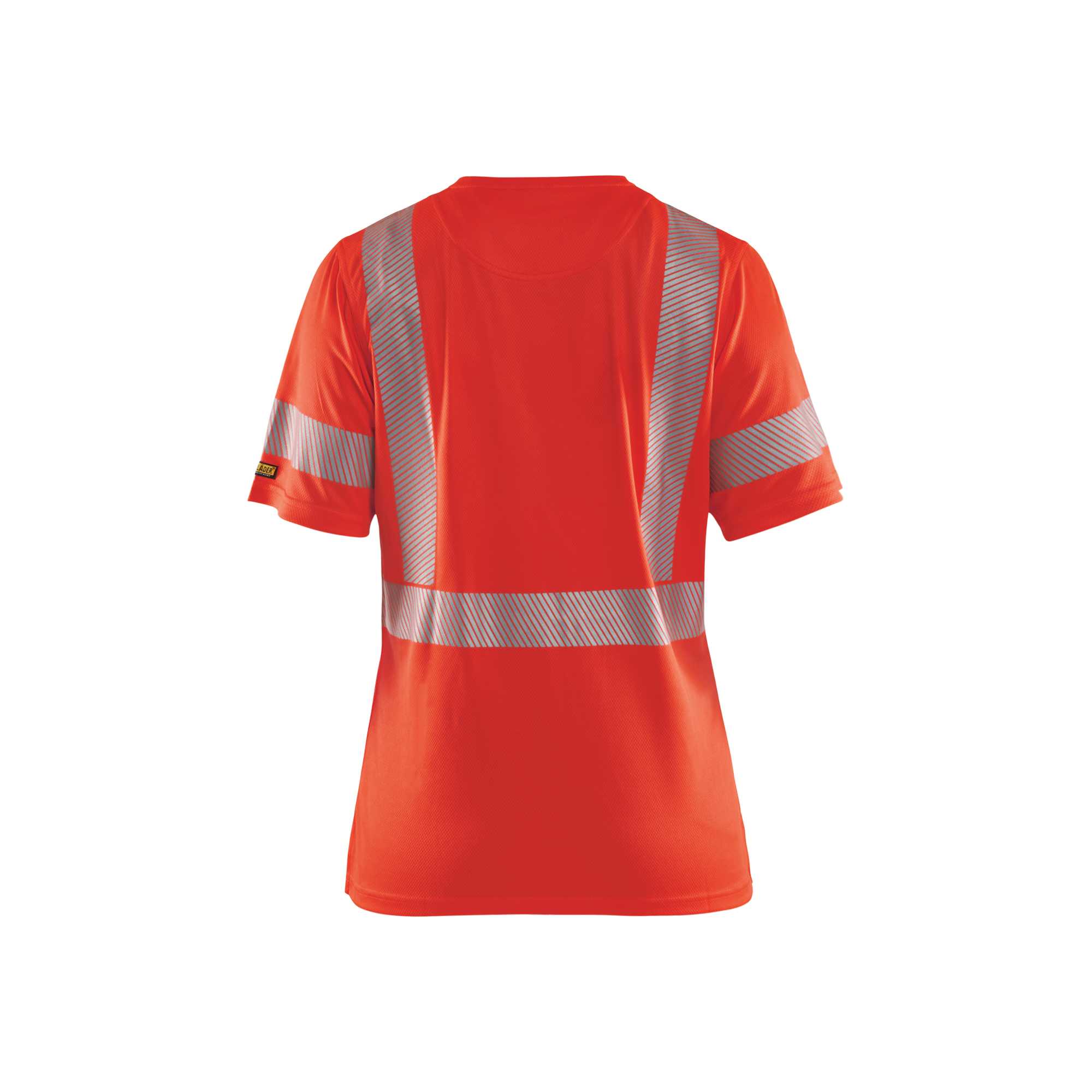 BLAKLADER 33361013 Women's UV protected Hi Vis T shirt Hi Vis Reflective Short Sleeve Work T-Shirt WOMEN - 100% Polyester