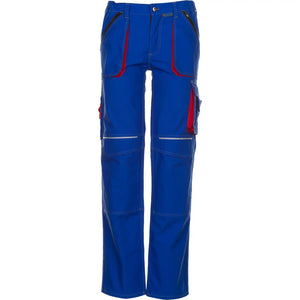 Planam Basalt Bundhose kornblumenblau/rot 102 kornblumenblau/rot - Vorschaubild