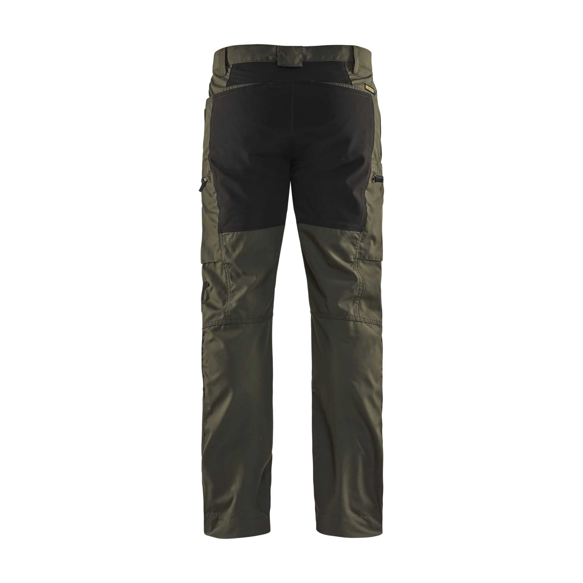 BLAKLADER 14591845 Service Trousers with Stretch Work Trousers Men - stretch panels