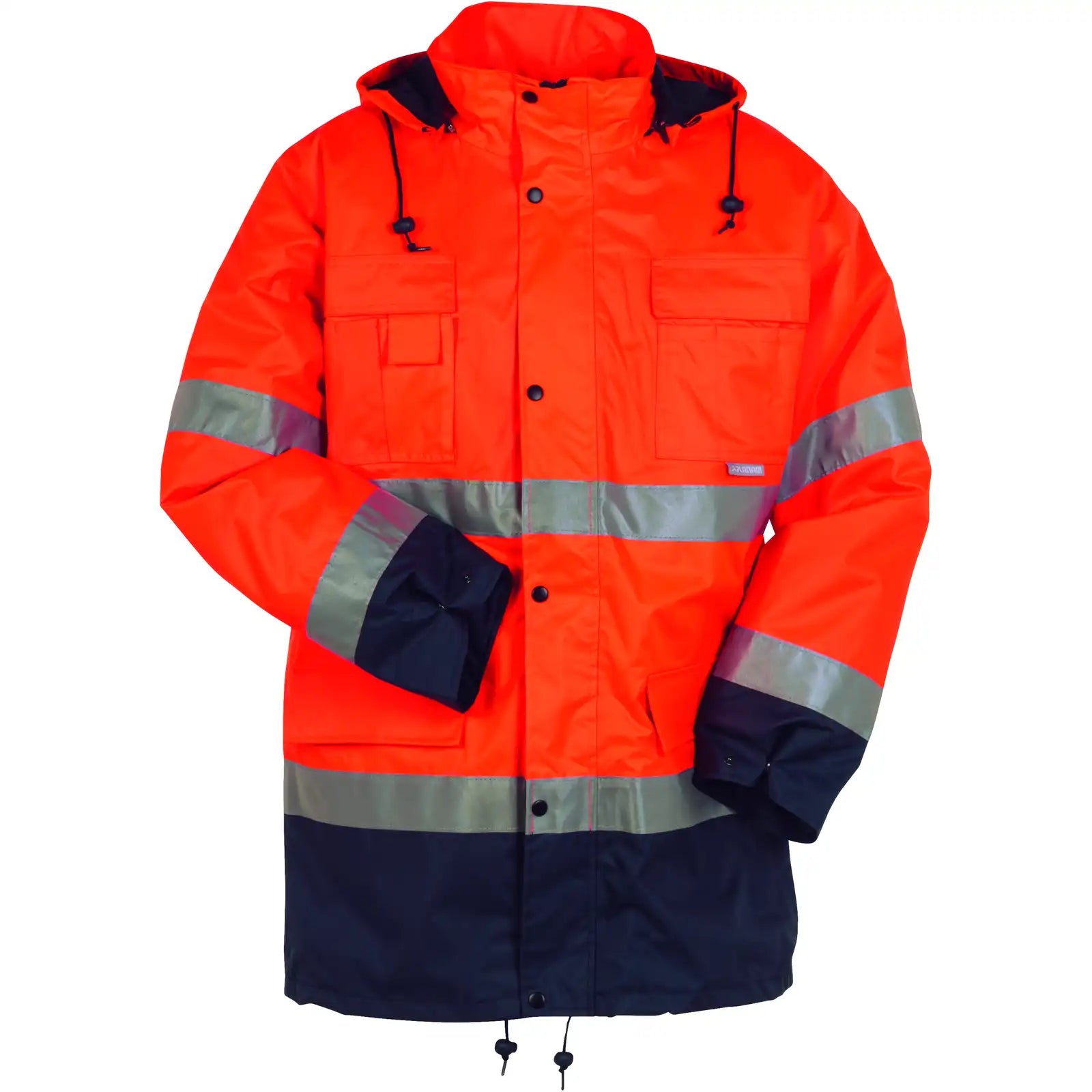 Planam Warnschutz Parka orange/marine 4XL orange/marine - Vorschaubild