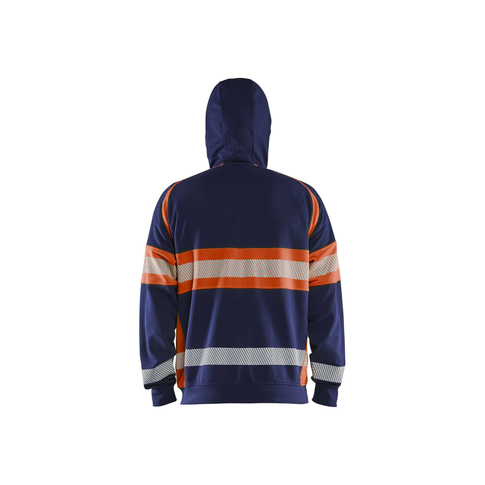 BLAKLADER 35521158 Hi Vis Hoodie Hi Vis Reflective Hoodie Work Sweatshirt MEN - 100% Cotton