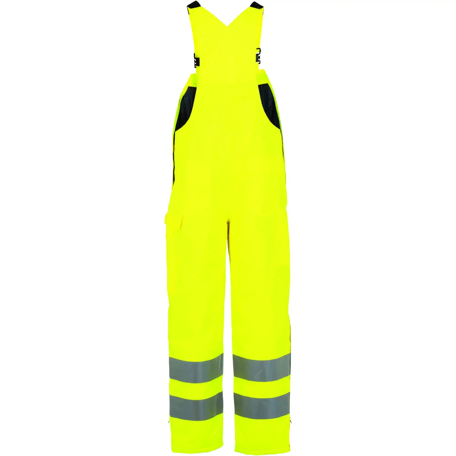 Planam Warnschutz Winterlatzhose uni gelb S uni gelb - Produktbild ohne Model
