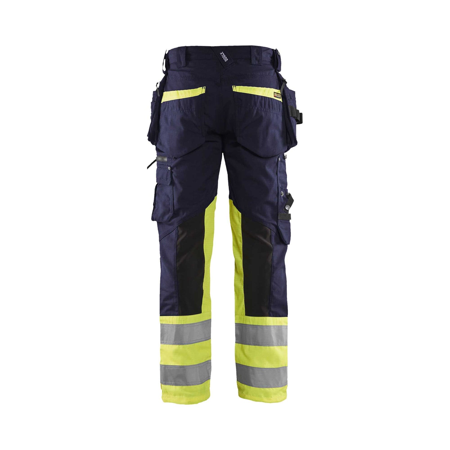 BLAKLADER 19941330 | Pantaloni alta visibilità con tessuto elasticizzato Pantaloni da lavoro riflettenti alta visibilità uomo - Tessuto Ripstop