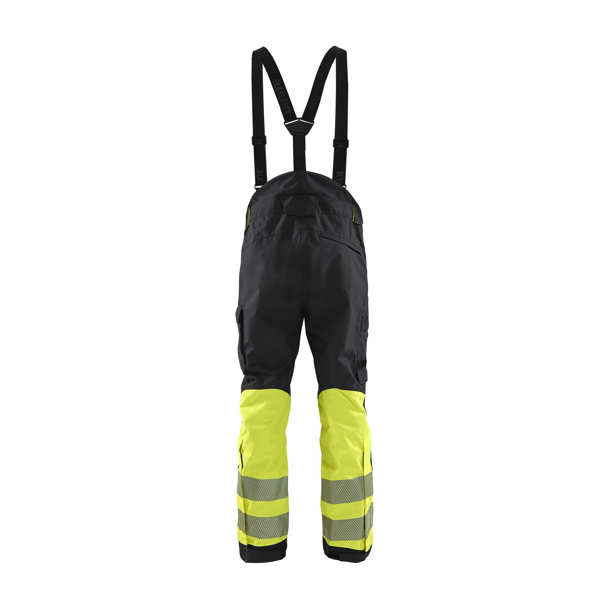 BLAKLADER 18771977 | Hi Vis Shell Trousers Hi Vis Reflective Work Trousers Men - Waterproof