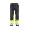 BLAKLADER 15511811 | Hi Vis Trousers with Stretch Hi Vis Reflective Work Trousers Men - 65% Polyester