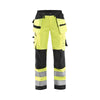BLAKLADER 71672517 | Women's Hi Vis Softshell Trousers Hi Vis Reflective Work Trousers Women - Waterproof