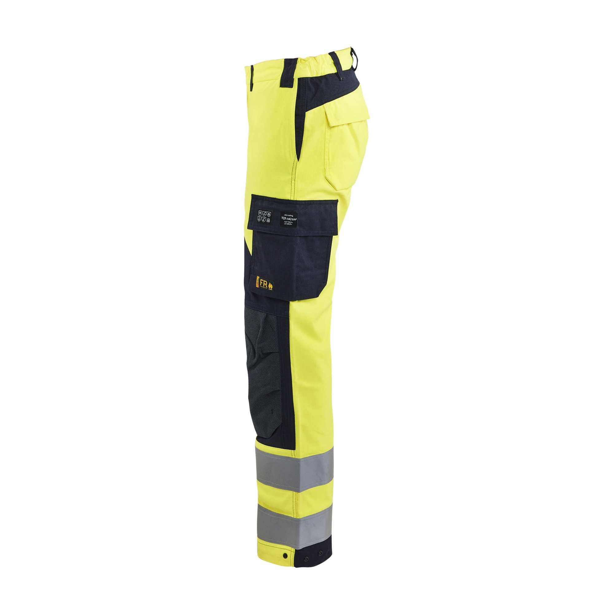 BLAKLADER 71891512 | Women's Multinorm Inherent trousers Hi Vis Reflective Work Trousers Women - Ripstop Fabric