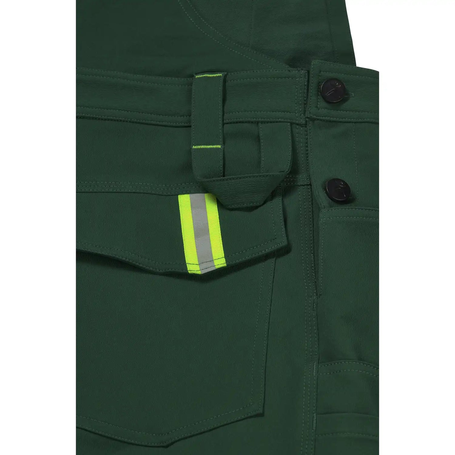 Planam rECOline Latzhose zink/schwarz      102 zink/schwarz - Extra Detailbild