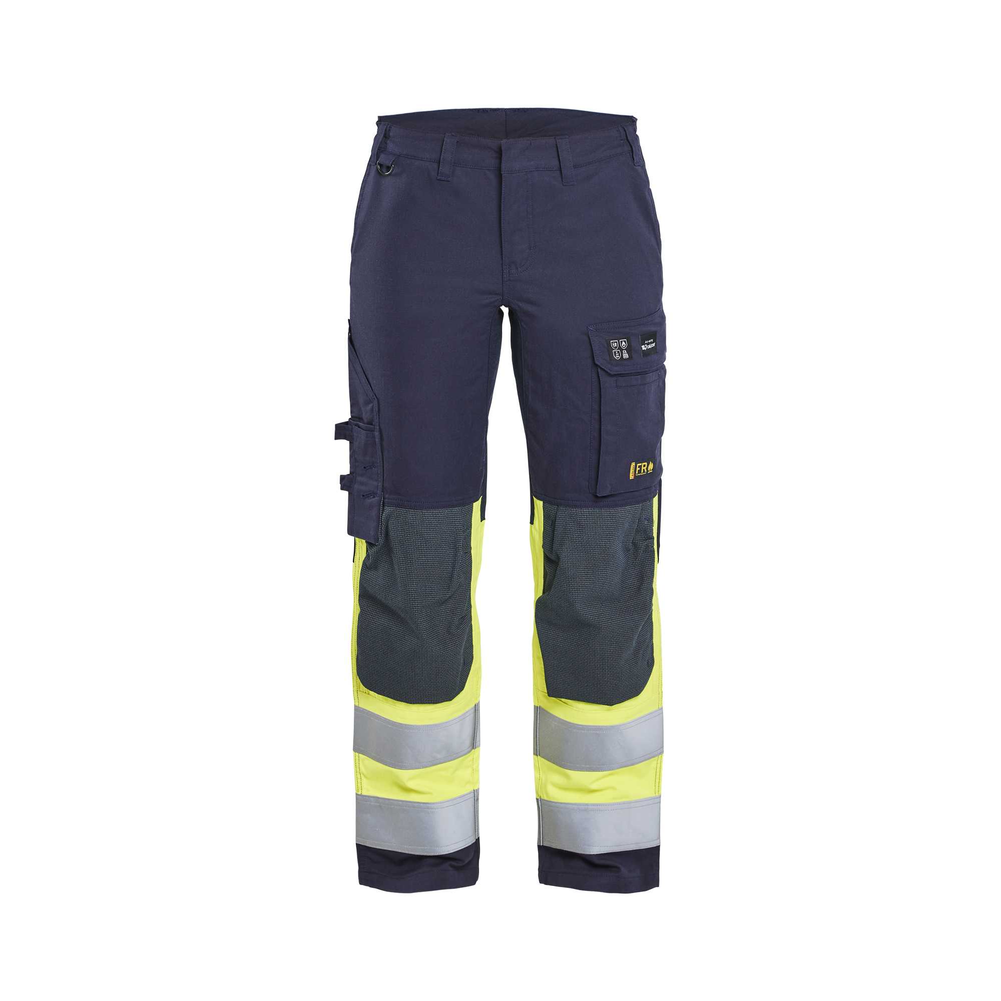 BLAKLADER 71871512 | Women's Multinorm inherent trousers with stretch Hi Vis Reflective Work Trousers Women - Ripstop Fabric