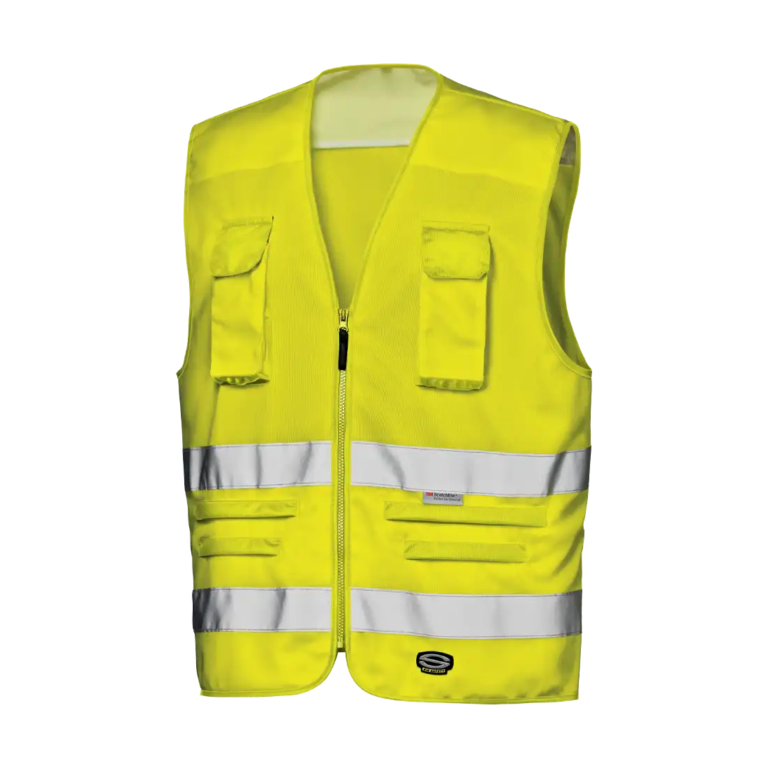TRAFFIC WAISTCOAT - Class 2 - High-Vis - Double Reflective Band