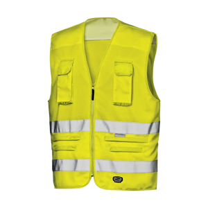 TRAFFIC WAISTCOAT - Class 2 - High-Vis - Double Reflective Band
