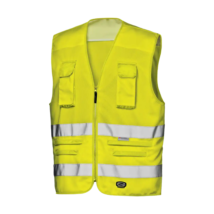 TRAFFIC WAISTCOAT - Class 2 - High-Vis - Double Reflective Band