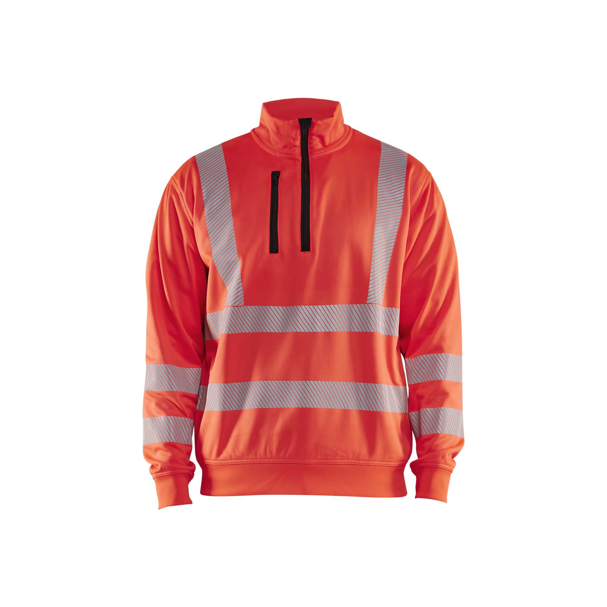 BLAKLADER 35642538 Hi Vis Reflective Half-zip Work Sweatshirt MEN - Breathable