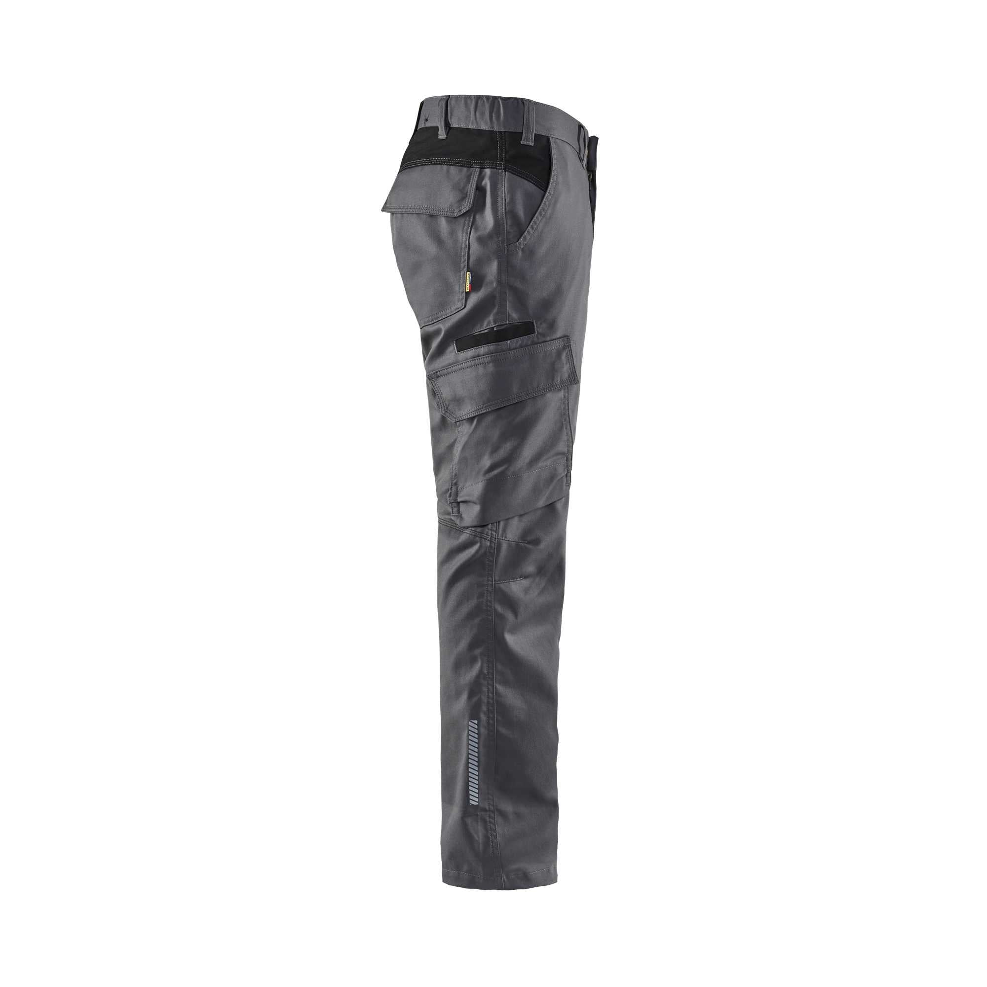 BLAKLADER 14441832 | Industry trousers stretch Hi Vis Reflective Work Trousers Men - twill fabric
