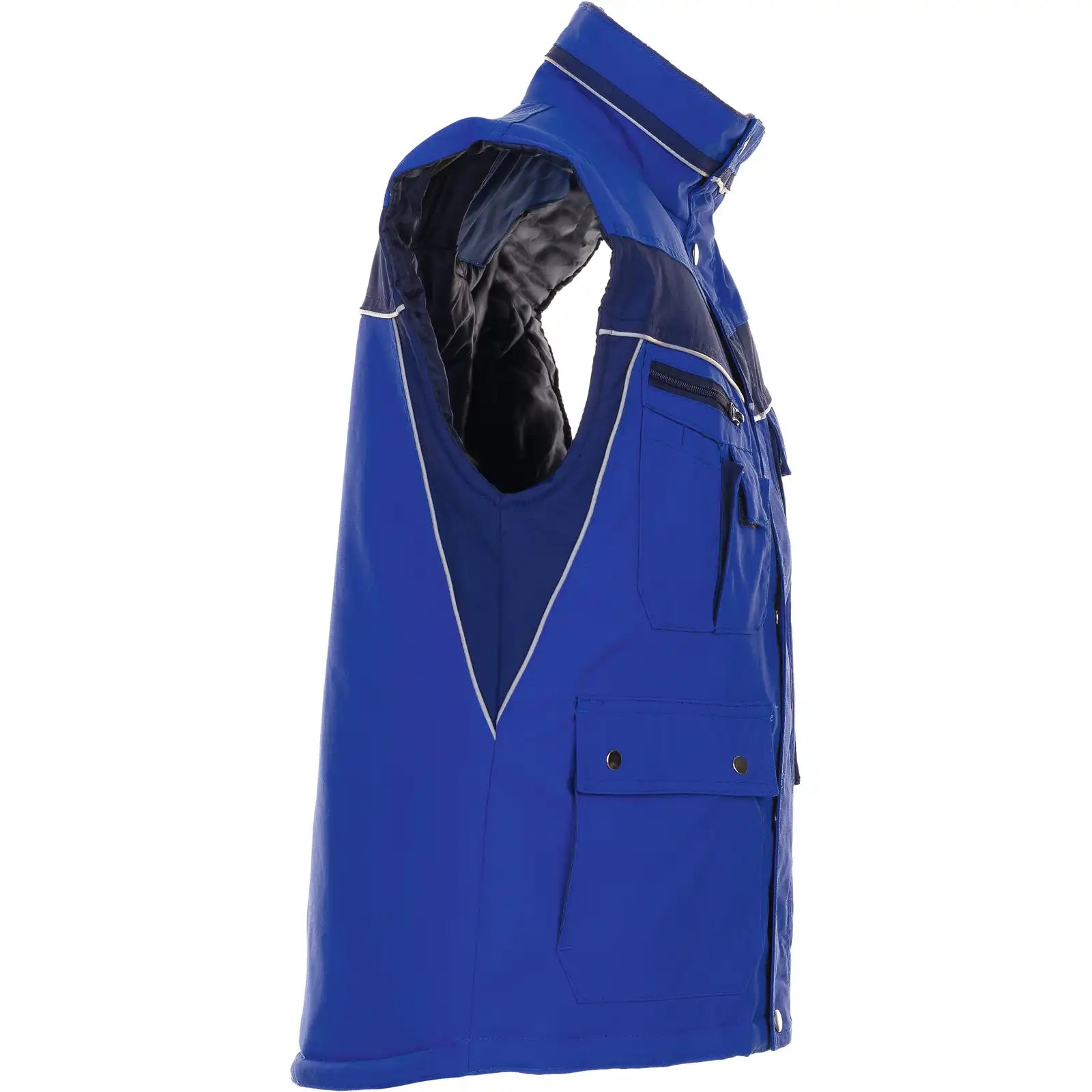 Planam Plaline Winterweste kornblumenblau/marine XS kornblumenblau/marine - Produktbild ohne Model